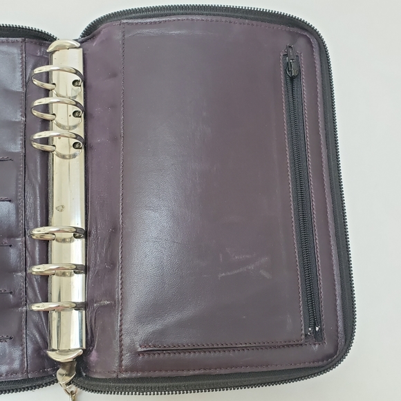 BOTTEGA VENTA Classic Intrecciato Purple Leather Clutch Purse Handbag Or… - Picture 8 of 14